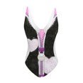 thumbnail image 3 of Aayomet Maillots de Bain Femme (Blanc, L), 3 of 4