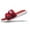 Red, variant on Slides for Women Men Rubber Hook and Loop Lightweight Slip On Quick Dry Fashionable Beach Sandals Summer Leisure Unisex