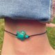 thumbnail image 1 of Women Boho Turquoise Turtle Ankle Chain Anklet Bracelet Foot Chain Beach Jewelry, 1 of 4
