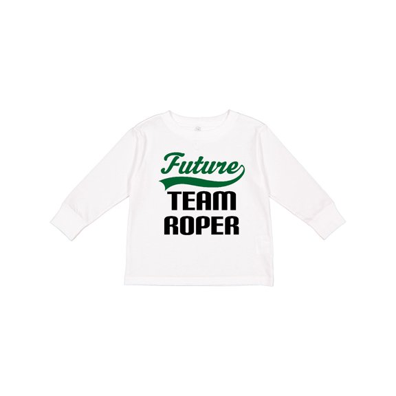 Inktastic Future Team Roper Boys Long Sleeve Toddler T-Shirt