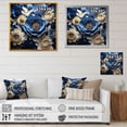 thumbnail image 4 of Designart "Gathered Petal Elegance IV" Ranunculus Floater Framed Canvas Prints, 4 of 5
