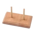 thumbnail image 3 of veasfak Yarn Ball Holder for Crocheting Embroidery Accessories Handcrafted Yarn Rack Double Shaft, 3 of 9