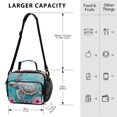 thumbnail image 3 of ALAZA Turtle Lily Flower Lunch Box Insulated Cooler Bag Reusable Tote Bags Shoulder Strap, 3 of 7