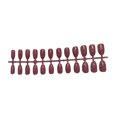 thumbnail image 1 of Seitruly 24 piezas de uñas postizas con forma de ataúd medio, puntas de uñas brillantes, Kit de arte de manicura, pestañas adhesivas, limas para los Type3 NO3 Seitruly CE012050-05, 1 of 6