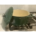 thumbnail image 4 of Lodge Cast Iron 6.5 Quart Enameled Cast Iron Dutch Oven, Emerald Green, 4 of 6