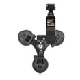 thumbnail image 4 of Trípode con base de ventosa para cámara DSLR de triple taza para coche + Adaptador universal giratorio de 360 ​​grados con tornillo de 1/4 de pulgada Soledad Coche de la cámara de succión del sostenedor de taza, 4 of 10