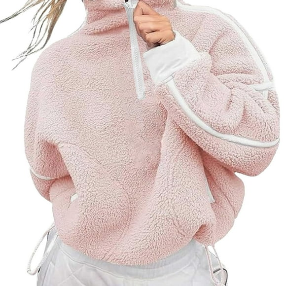 Women's Hoodless Sweatshirt Women'S Zip Up Sweatshirt Long Sleeve Stand Collar Pullover With Casual No Hood Activewear For Daily & Outdoor Use, Women's Hoodless Sweatshirt XL