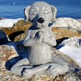 thumbnail image 2 of Animal sculpture in meditation - Dog / Frog / Cat - Decoration, 2 of 3