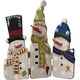 thumbnail image 1 of Decoración de mesa con diseño de muñeco de nieve Attraction Design Madera 32 cm, 1 of 7