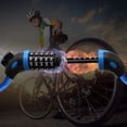 thumbnail image 4 of Candado para bicicleta, candado con cable, candado de seguridad con combinación de 5 dígitos, nivel de seguridad muy alto, candado para bicicleta de 1,2 mx 12 mm con soporte, 4 of 7