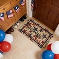 thumbnail image 6 of Beautynvta 4th of July Doormat, American Flag Stars Patriotic Welcome Mat, Non-Slip Entrance Door Rugs for Indoor Outside Front Door Bathroom Kitchen Decor, 15.7x23.6 Inch, 6 of 6