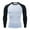 Black, variant on BADHUB Baseball T-shirts for Men Casual Long Sleeve Colorblock Shirts Slim Fit Sport Pullover Tops Dark Blue 3XL