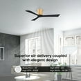 thumbnail image 4 of Matthews Fans - Irene-3H 3-Blade 52 Inch Flush Mount Ceiling Fan In Contemporary, 4 of 6