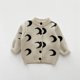 thumbnail image 1 of Primavera otoño bebé mono tejido ropa de bebé coreano niño infantil Luna Jacquard mameluco niña niño Onesie suéter opcional, 1 of 6