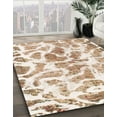 thumbnail image 2 of Ahgly Company Indoor Rectangle Abstract Wheat Beige Abstract Area Rugs, 8' x 10', 2 of 6