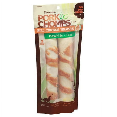 UPC: 0015958989970 | Scott Pet Pork Chomps Real Chicken Wrapped Rolls 2 count