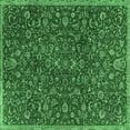 thumbnail image 1 of Ahgly Company Indoor Square Persian Emerald Green Traditional Area Rugs, 7' Square, 1 of 4