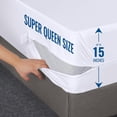 thumbnail image 6 of Utopia Bedding Super Queen Mattress Protector Zippered, 100% Waterproof Bed Bug and Dust Mite Proof Mattress Encasement, Absorbent 6 Sided Mattress Cover, 6 of 6