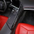 thumbnail image 3 of TINKI Real Carbon Fiber Center Control Side Trim Compatible with Chevrolet Corvette C8 2020-2023, Center Console Passenger Side Decorative Strip Cover, 3 of 15