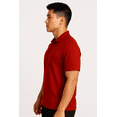 thumbnail image 2 of Expert Brand Men's DriMax™ Athletic Dry Fit Golf Polo, Red, XL, 2 of 7