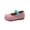 Pink, variant on Toddler Girls Solid Round Toe Princess Dress Shoes, Non Slip Soft Comfort Sole Slip On Casual Footwear for Little Girls Daily Outfits Pink 4 Years