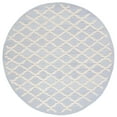 thumbnail image 4 of SAFAVIEH Cambridge Karen Geometric Wool Area Rug, Light Blue/Ivory, 2' x 3', 4 of 10
