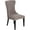 Brown, variant on Wingback Side Chair Cover Dining Chair Slipcover 2/4/6 Pack Polyester, Stretch Sloping Armchair Accent Chair Protector Seat Covers for Dining Room Banquet Home Party Decor(Beige,Set of 1)
