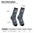 thumbnail image 2 of Logiee Retro Forest Animals Print Adult Socks for Men & Women,Calf Socks, Ankle Socks,Boots Socks,Breathable Casual Sock,Unisex Crew Socks, 2 of 6