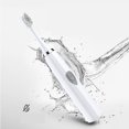 thumbnail image 5 of Cepillos de dientes eléctricos supersónicos para adultos y niños, temporizador inteligente, blanqueador, IPX7, resistente al agua, versión con batería AA reemplazable, 5 of 5