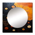 thumbnail image 2 of Designart "Tribes Sacred African Patterns IV" African Tribes Orange Large Square Mirror - Square Bedroom Mirror Printed Wall Decor - Global Square Printed Wall Mirror Art, 2 of 5