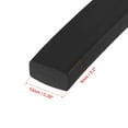 thumbnail image 2 of Unique Bargains Solid Rectangle Rubber Seal Strip 5mm Wide 3mm Thick 1 Meter Long Black, 10mm x 5mm x 5m, 2 of 5