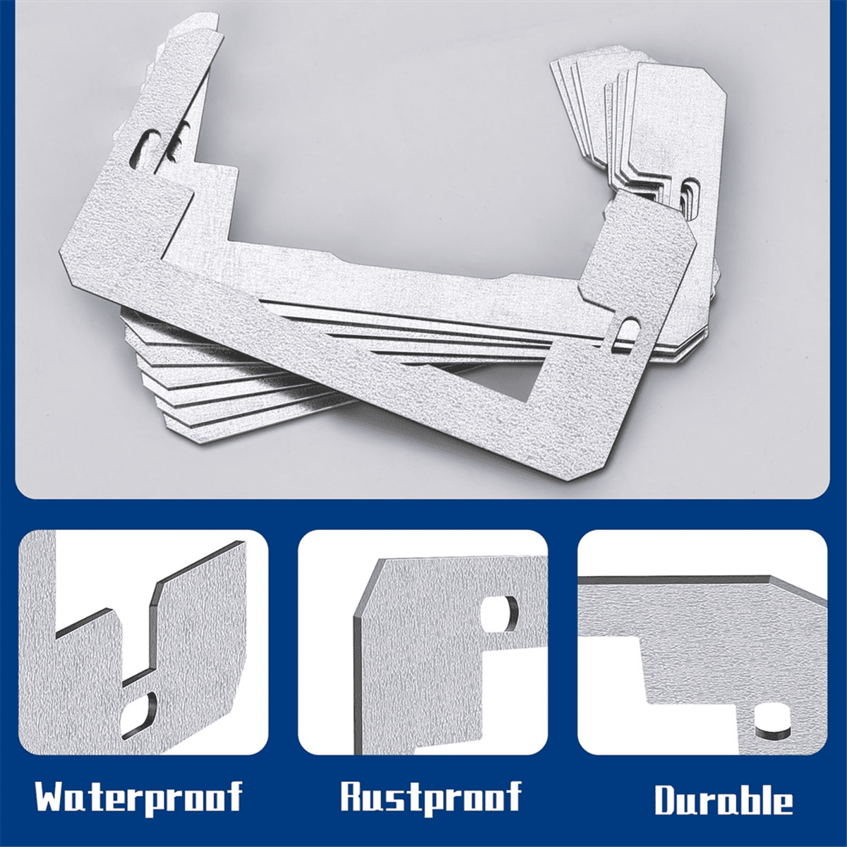 Babominimer Lot De 20 Entretoises De Plaque Murale En Métal Pour