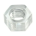 thumbnail image 1 of Unique Bargains Écrou Hexagonal, Filetage Acrylique Métrique M6x1mm Écrou Hexagonal Noir 50 Pcs, 1 of 1