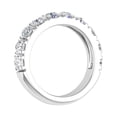 thumbnail image 2 of 2 Carat (ctw) Diamond Wedding Band Ring in 14K White Gold (Ring Size 8.75), 2 of 6