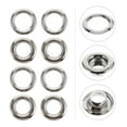 thumbnail image 2 of HERFIER 100pcs Curtain Grommets Curtain Eyelet Ring Low Noise Brass Roman Ring 0.35x0.35x0.16in, 2 of 8