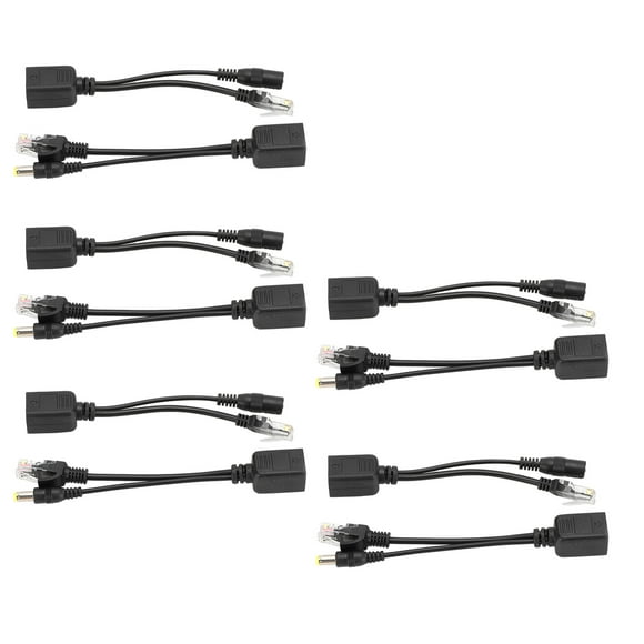 Automatical High Sensitivity Camera POE Splitter, POE Adapter, Digital Camera For Monitoring Projects Security Systems Security Cameras Black