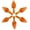 Orange, variant on National Artcraft MEDIUM Twist-Style Ceramic Christmas Tree Lights for New or Vintage Ceramic Christmas Trees - 100/Pack (Crystal)