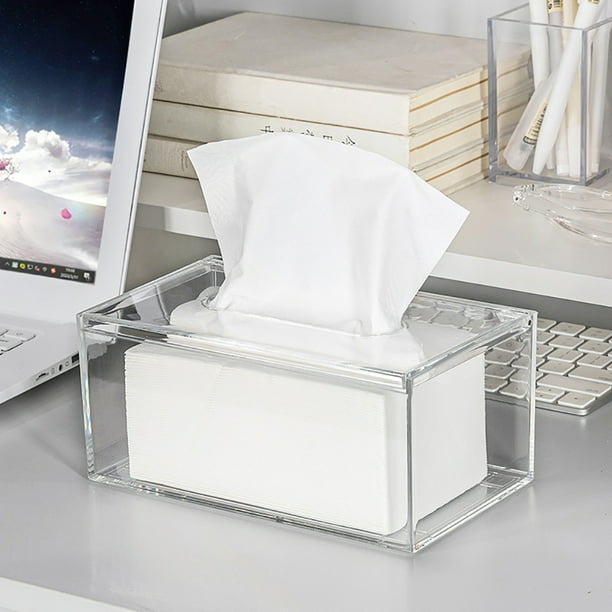 Transparent deals tissue box