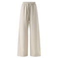 thumbnail image 6 of WRKEKC Joggers for Men Solid Drawstring Elastic Waist Curved Leg Pocket Trousers Loose Casual Sport Summer Breathable Lightweight, 6 of 6