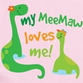 thumbnail image 2 of CafePress - My Meemaw Loves Me Dinosaur Infant Bodysuit - Baby Light Bodysuit, Size Newborn - 24 Months, 2 of 4
