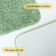 thumbnail image 5 of Semfri Shaggy Bathroom Rug and Mat 20 x 32 inch Microfiber Rugs Bathroom Mat Shaggy Soft Carpet Rug for Bathroom Machine Washable Absorbent Shower Light Green, 5 of 8