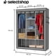 thumbnail image 3 of Closet Organizador Armable De Tela Y Tubo Armario De Ropa Minimalista 170 x 130 x 45 Ropero Organizador para Dormitorio Soporta hasta 33 LB (Gris), 3 of 6