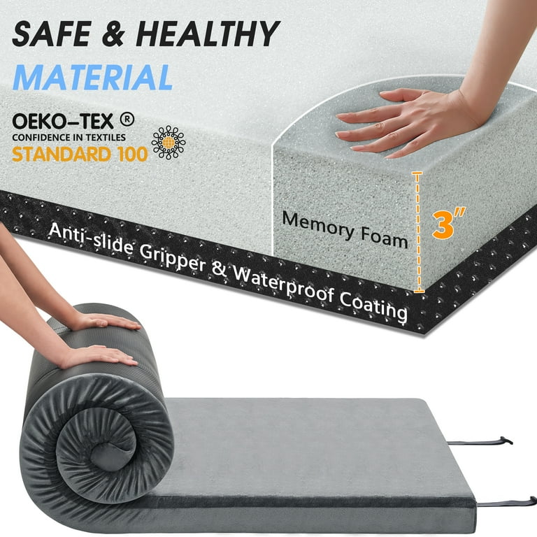 CYMULA CertiPUR-US Materasso Da Campeggio In Memory Foam