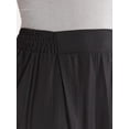 thumbnail image 4 of Sofia Jeans Women's and Women's Plus Drape Wide Leg Pants, 27" Inseam, Sizes XS-4X, 4 of 5