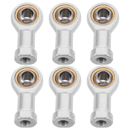Milisten 6Pcs Internal Thread Fish Eye Joint Bearing for Rod Ends with High Temperature Stability and Easy Installation