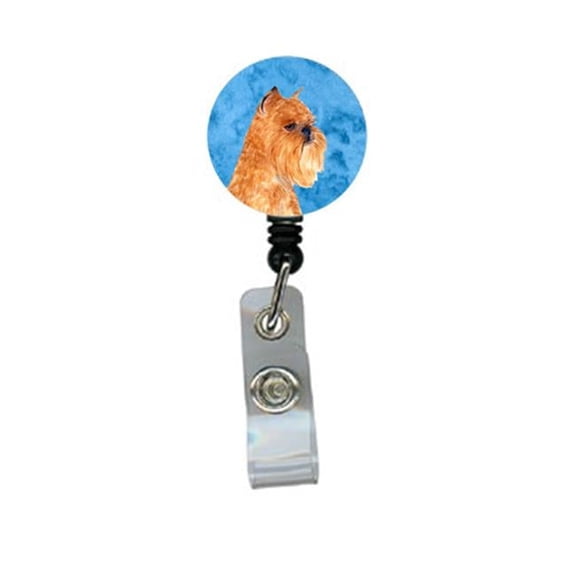 Carolines Treasures SS4770-BU-BR Brussels Griffon Retractable Badge Reel Or Id Holder With Clip