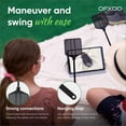 thumbnail image 2 of OFXDD Rubber Fly Swatter, Long Fly Swatter Pack, Fly Swatter Heavy Duty, All Black Colors (3 Pack), 2 of 7