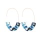 thumbnail image 3 of Sonducket 1 par de aretes en forma de U con estampado de leopardo geométrico universal colgantes para la oreja suministros elegantes para fiestas para Ropa, zapatos y accesorios Miscelánea Azul Sonducket AP010170-02, 3 of 6