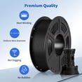 thumbnail image 2 of Filamento de impresión 3D ANYCUBIC PLA 1.75 mm 2 KG negro+negro, 2 of 7