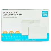 Pen+Gear A9 Greeting Card Envelopes, 24 lb. White, Peel & Stick, 50 Count
